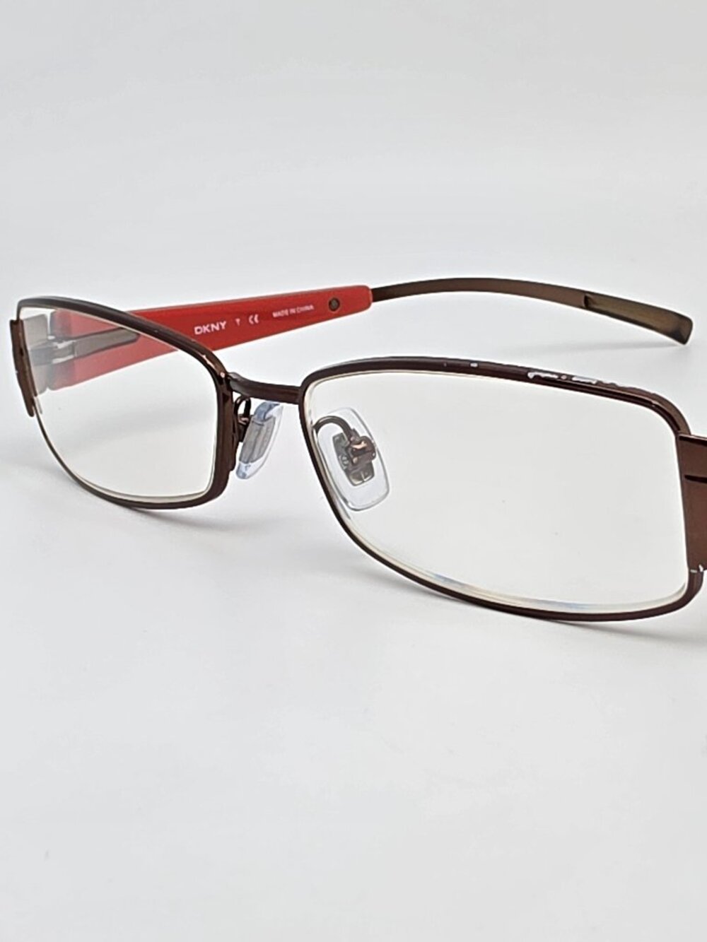 DKNY DY5570 1034 Bronze on Orange Eyeglasses Frame w/ Flexhinge 52-16-135